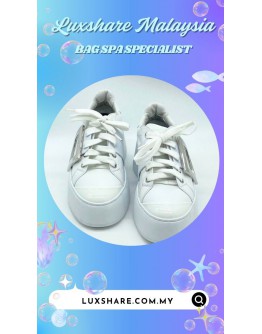 ROGER VIVIER SNEAKERS IN WHITE (SPA CLEANING,COLOR TOUCP UP)