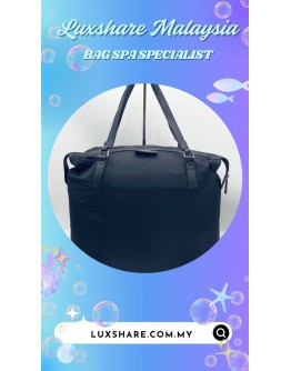 PIERRE CARDIN NYLON TOTE BAG IN BLUE (BAG SPA CLEANING,COLOR TOUCP UP)