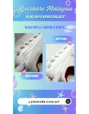 ON CLOUD RUNNING TILT SNEAKERS IN WHITE (SPA CLEANING,NANO RESTORATION)