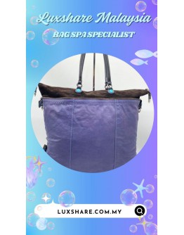 GABS G3 PLUS CONVERTIBLE LEATHER TOTE BAG (BAG SPA CLEANING,COLOR TOUCP UP)