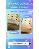 MCM STARK SIDE STUDS BACKPACK WITH CRYSTAL EMBELLISHMENTS (BAG SPA CLEANING,TREATMENT AND CARE)