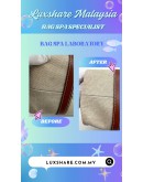 CHLOE WOODY TOTE BAG IN WHITE AND BROWN (BAG SPA CLEANING,TREATMENT AND CARE)