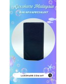 PEDRO FULL-GRAIN LONG LEATHER WALLET IN BLACK (BAG SPA CLEANING,OIL EDGE)