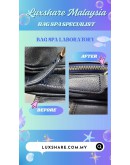 FAUX LEATHER BACKPACK ZIPPED POCKET (BAG SPA CLEANING,COLOR TOUCP UP)