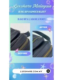 BALMAIN SHOULDER BAG (NANO RESTORATION, ZIP REPLACEMENT)