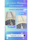 CELINE MACADAM DENIM TOTE BAG WITH LEATHER TRIM ( BAG SPA CLEANING, NANO RESTORATION)