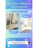 CELINE MACADAM DENIM TOTE BAG WITH LEATHER TRIM ( BAG SPA CLEANING, NANO RESTORATION)