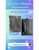 COLE HAAN STUDDED VESTRY SATCHEL PURSE BAG (BAG SPA CLEANING,TREATMENT&CARE)