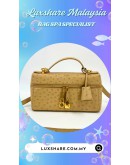 LORO PIANA EXTRA BAG L23 IN OSTRICH LEATHER (BAG SPA CLEANING, TREATMENT&CARE)