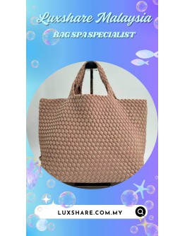 NAGHEDI INTERLOCK-WEAVE TOTE BAG (BAG SPA CLEANING,TREATMENT AND CARE)
