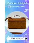 LORO PIANA EXTRA POCKET L19 IN OSTRICH LEATHER (BAG SPA CLEANING,TREATMENT AND CARE)