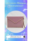 VALENTINO GARAVANI ROCKSTUD FOLDOVER TOP CLUTCH BAG (BAG SPA CLEANING,COLOUR TOUCH UP)
