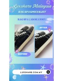 CHRISTIAN LOUBOUTIN VIEIRA BLACK GLITTER (SHOE CLEANING,NANO RESTORATION)