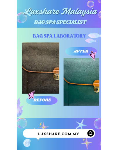 BRIEF VINTAGE BRIEFCASE BAG "NANO RESTORE AND BAG SPA SERVICE"