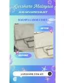 REED KRAFPOFF BAG IN WHITE " BAG SPA SERVICE AND TREATMENT LEATHER"