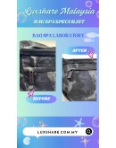 PRADA BLACK AND BLUE CAMOUFLAGE TECHNICAL FABRIC BELT BAG (BAG SPA CLEANING,LEATHER REPLACEMENT)