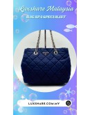 PRADA QUILTED TESSUTO CHAIN SHOULDER BAG TOTE (BAG SPA CLEANING, TREATMENT&CARE)