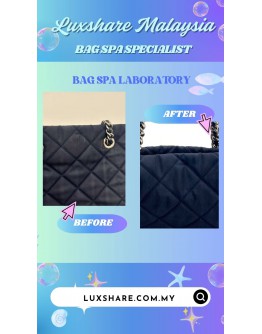 PRADA QUILTED TESSUTO CHAIN SHOULDER BAG TOTE (BAG SPA CLEANING, TREATMENT&CARE)