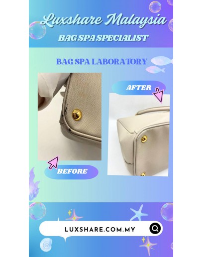PRADA GALLERIA MEDIUM SAFFIANO LEATHER BAG (BAG SPA CLEANING, TREATMENT&CARE)