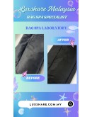 PRADA BLACK NYLON AND LEATHER SHOULDER BAG (BAG SPA CLEANING, TREATMENT &CARE)