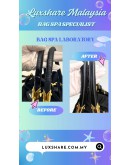 PRADA BLACK NYLON AND LEATHER SHOULDER BAG (BAG SPA CLEANING, TREATMENT &CARE)