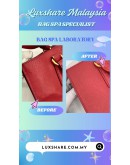 PRADA SAFFIANO LEATHER TOTE BAG (BAG SPA CLEANING,COLOR TOUCP UP)