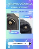 PRADA NYLON TOTE BAG IN BLACK (BAG SPA CLEANING,HANDLE AND PIPING REPLACEMENT)