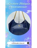 PRADA SOFT CALFSKIN LEATHER CHAIN TOTE BAG (BAG SPA CLEANING,TREATMENT AND CARE)