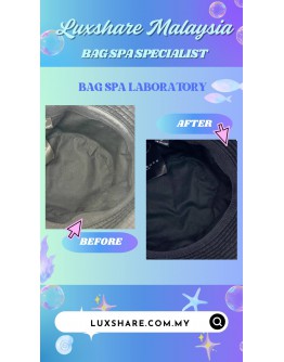 PRADA RE-NYLON BUCKET HAT IN BLACK (SPA CLEANING,TREATMENT AND CARE)