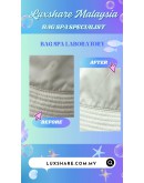 PRADA RE-NYLON BUCKET HAT IN WHITE (SPA CLEANING,TREATMENT AND CARE)