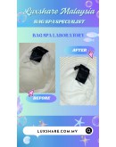 PRADA RE-NYLON BUCKET HAT IN WHITE (SPA CLEANING,TREATMENT AND CARE)