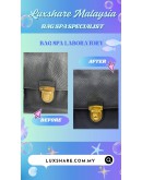 PRADA VITELLO DAINO FLAP-LOCK MESSENGER BAG (BAG SPA CLEANING, TREATMENT&CARE)