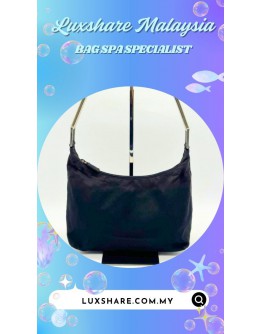 PRADA HOBO BAG IN BLACK (BAG SPA CLEANING,TREATMENT&CARE )