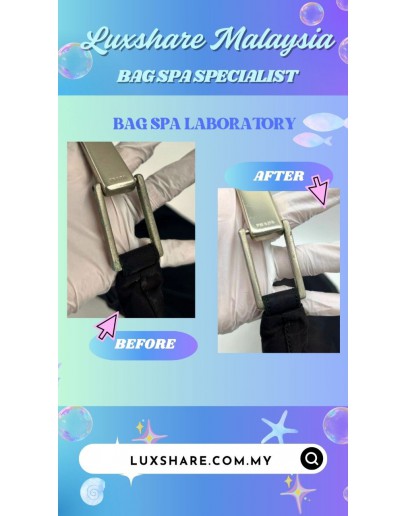 PRADA HOBO BAG IN BLACK (BAG SPA CLEANING,TREATMENT&CARE )