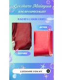 PRADA SAFFIANO HANDBAG IN RED WITH STRAP"LEATHER REPLACEMENT AND BAG SPA SERVICE"