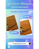 FERRAGAMO GANCINI CARD CASE WALLET (BAG SPA CLEANING,TREATMENT AND CARE)
