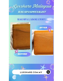 FERRAGAMO GANCINI CARD CASE WALLET (BAG SPA CLEANING,TREATMENT AND CARE)