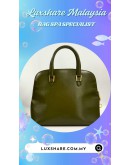 SALVATORE FERRAGAMO HANDBAG IN OLIVE GREEN (BAG SPA CLEANING, TREATMENT &CARE)