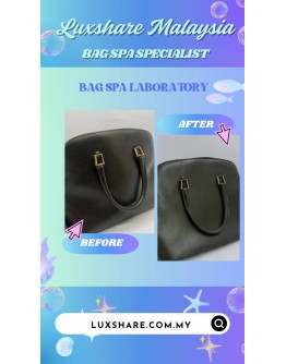 SALVATORE FERRAGAMO HANDBAG IN OLIVE GREEN (BAG SPA CLEANING, TREATMENT &CARE)