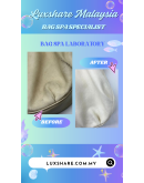 SALVATORE FERRAGAMO HANDBAG IN OFF WHITE AND SILVER HARDWARE" DEEP CLEANING AND BAG SPA SERVICE"