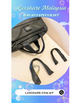 TUMI BRIEFCASE BAG WITH BLACK COLOUR LONG STRAP "NANO RESTORE AND HANDLE REPLACEMENT"