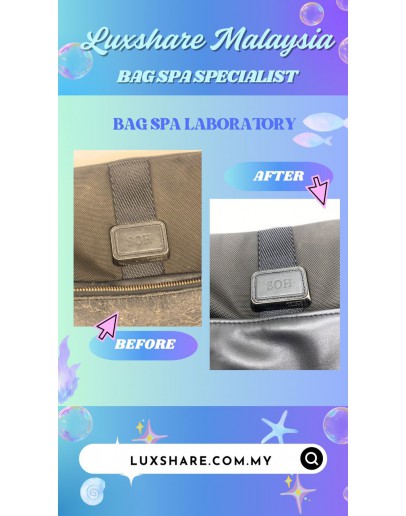 TUMI ALPHA BRAVO SHOULDER BAG (LEATHER REPLACEMENT, BAG SPA CLEANING)