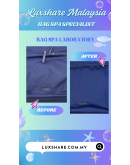  TUMI BACKPACK IN NAVYBLUE" DEEP CLEANING AND BAG SPA SERVICE"