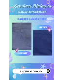  TUMI BACKPACK IN NAVYBLUE" DEEP CLEANING AND BAG SPA SERVICE"