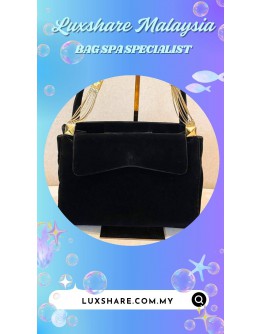 VERSACE BLACK CROSSBODY BAG (BAG SPA CLEANING,TREATMENT AND CARE)