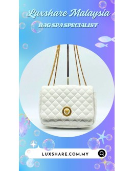 VERSACE LA MEDUSA CHAIN SHOULDER BAG (BAG SPA CLEANING, TREATMENT&CARE)