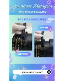 VERSACE HANDBAG " BAG SPA SERVICE AND TREATMENT LEATHER"