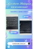 SAINT LAURENT YSL BLACK CROCODILE STAMP CLUTCH BAG (BAG SPA CLEANING,TREATMENT AND CARE)