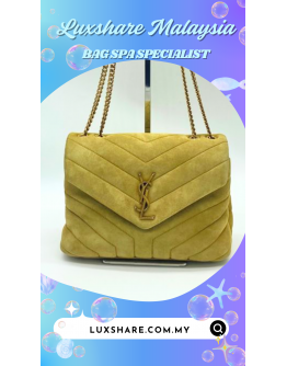YSL YVES SAINT LAURENT CHAIN BAG IN SUEDE LEATHER"BAG SPA CLEANING SERVICE" 