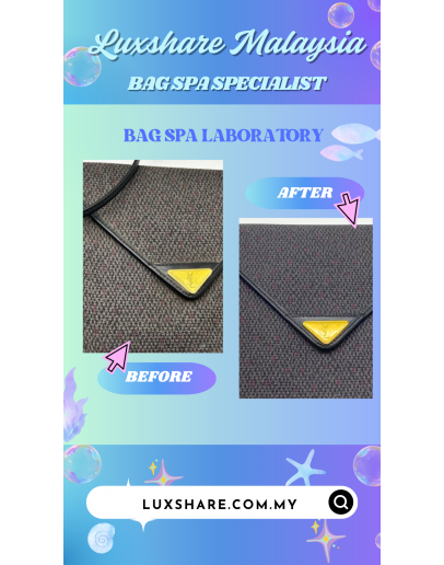 YSL YVES SAINT LAURENT VINTAGE CROSSBODY BAG " BAG SPA SERVICE AND TREATMENT LEATHER"